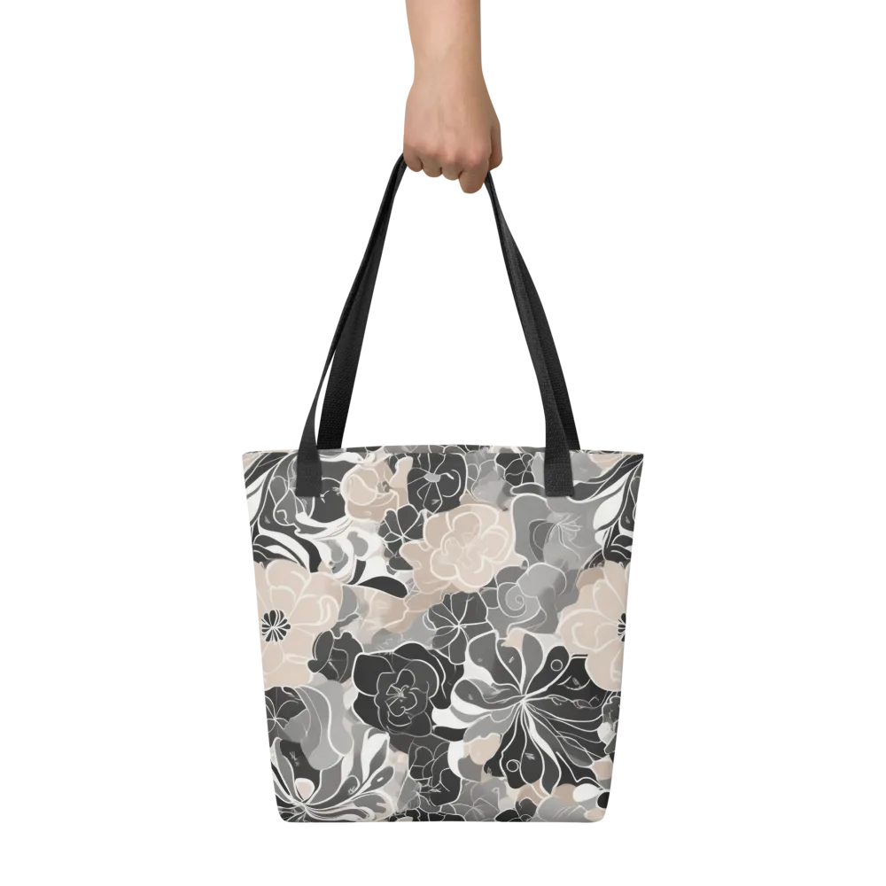 Chalk Bloom on Tote Bag — Front