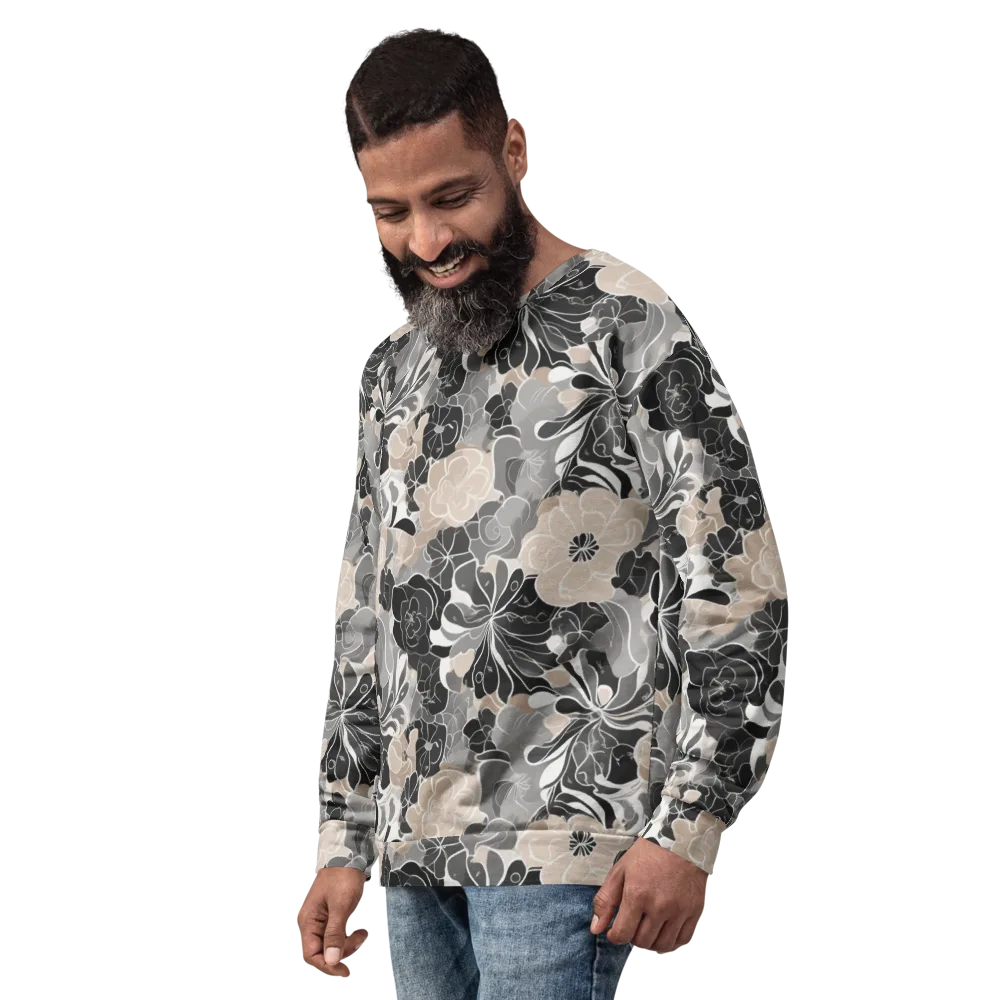 Chalk Bloom on Sweatshirt — Left Front