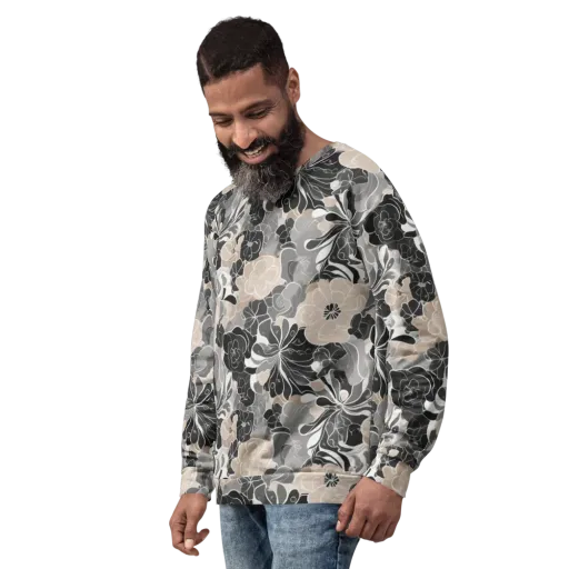 Chalk Bloom on a Sweatshirt