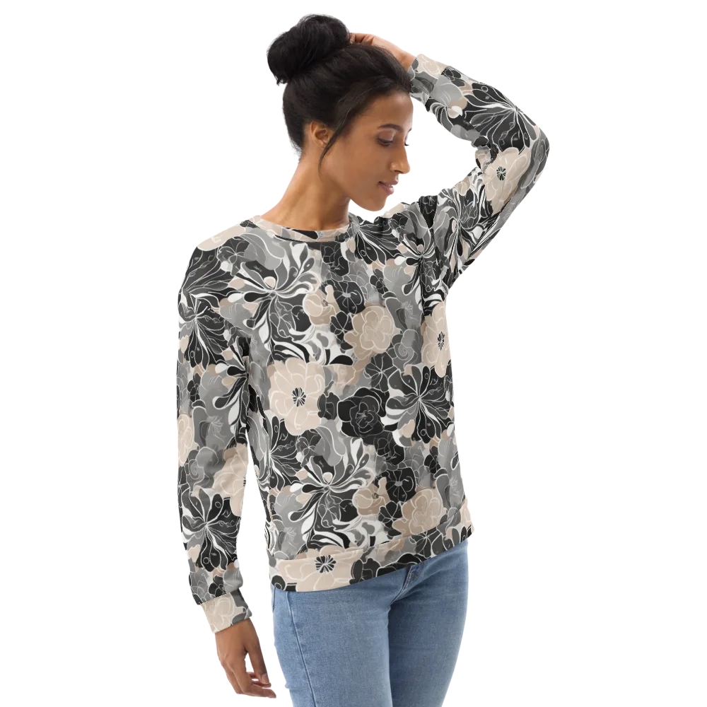 Chalk Bloom on Sweatshirt — Right Front