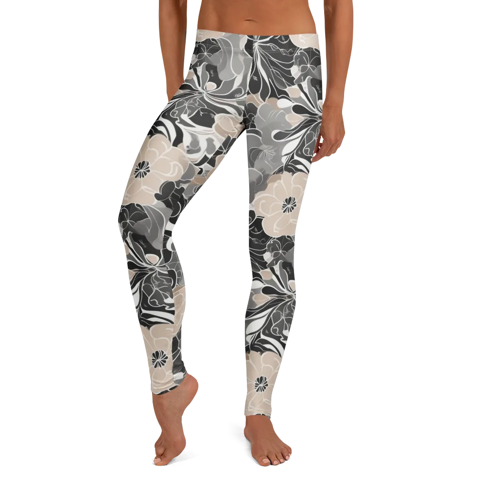 Chalk Bloom on Leggings — Front