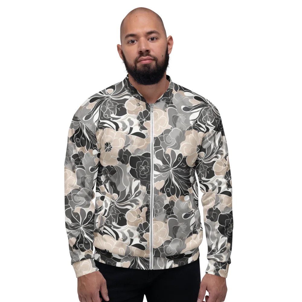 Chalk Bloom on Bomber Jacket — Front