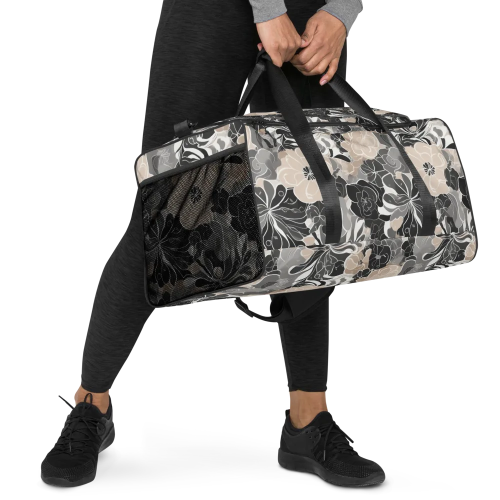 Chalk Bloom on Duffle Bag — Right Front