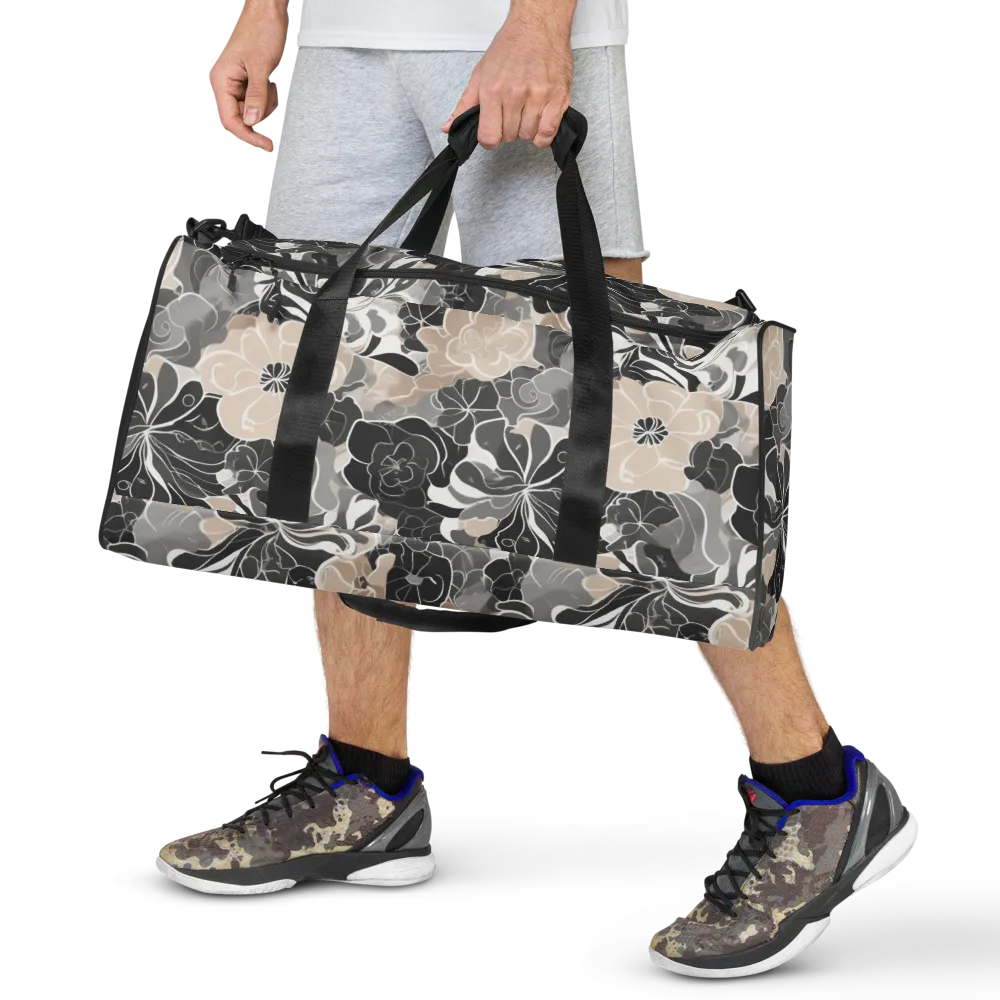 Chalk Bloom on Duffle Bag — Front