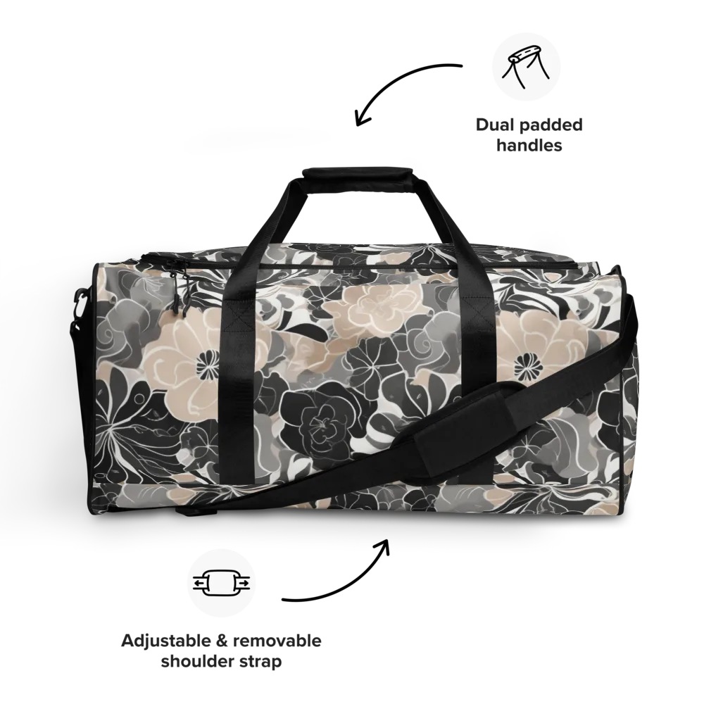 Chalk Bloom on Duffle Bag — Front