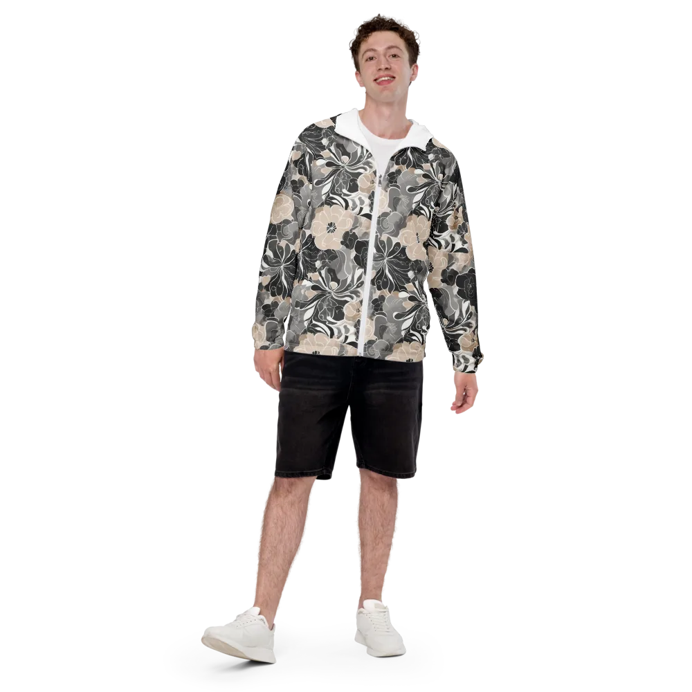 Chalk Bloom on Men's Windbreaker — Front