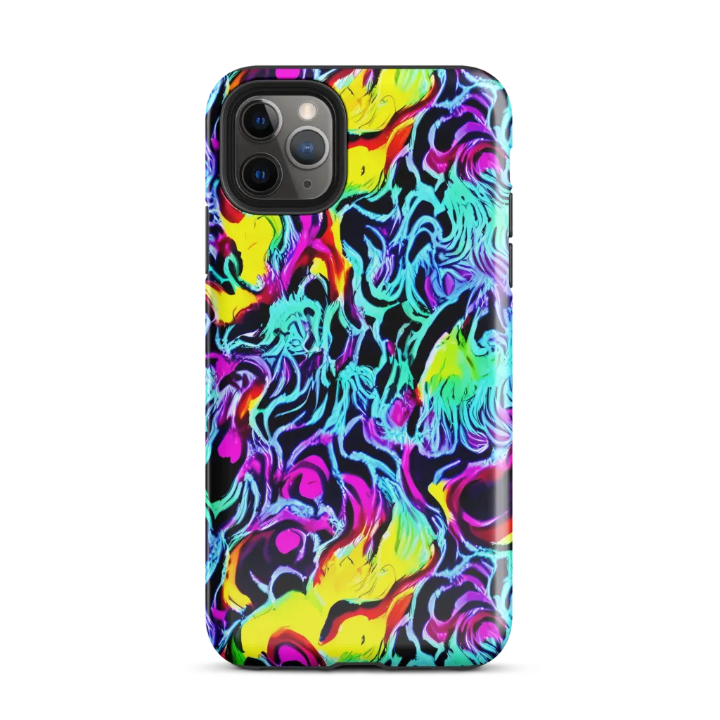 Fluoro Fever on Tough Case for iPhone® — Front