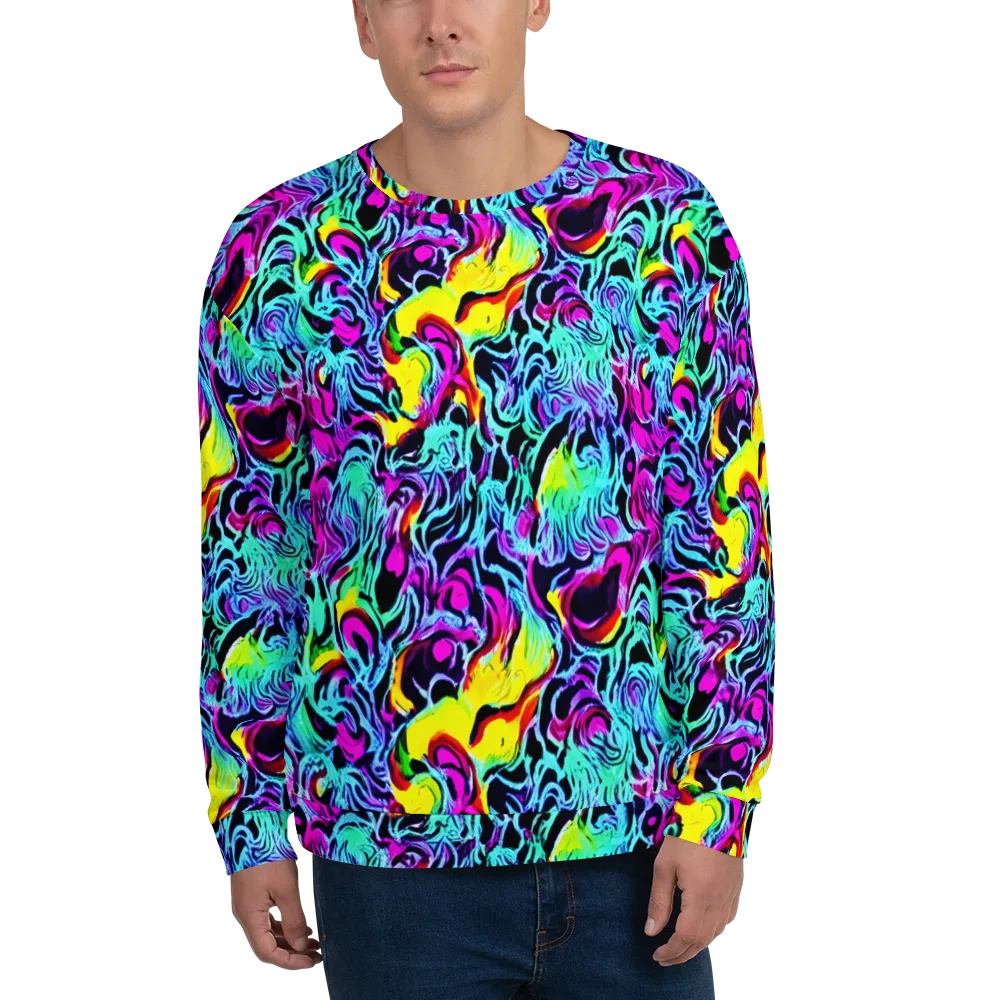 Fluoro Fever on Sweatshirt — Front