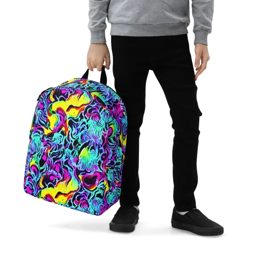 Fluoro Fever on a Minimalist Backpack