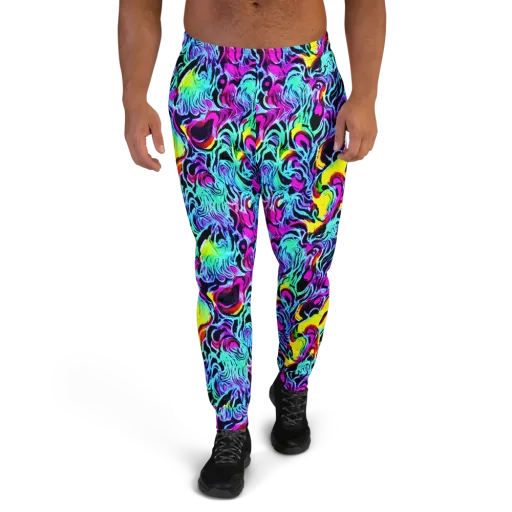 Fluoro Fever on a Men's Joggers
