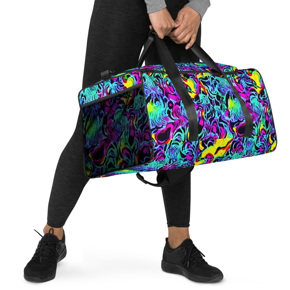 Fluoro Fever on Duffle Bag — Right Front