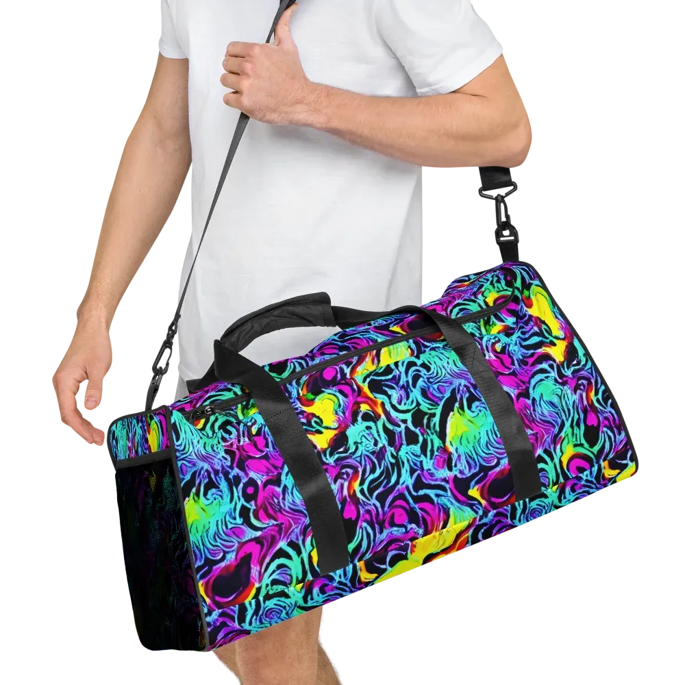 Fluoro Fever on Duffle Bag — Right Front
