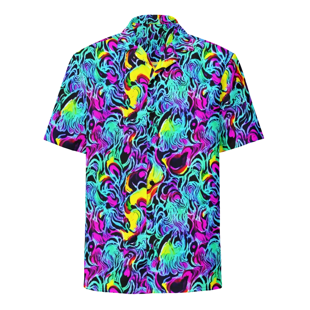 Fluoro Fever on Button Shirt — Front