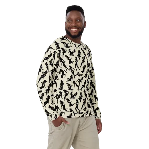 Ink Ballet on a Sweatshirt