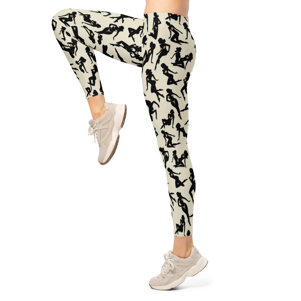 Ink Ballet on Leggings — Left
