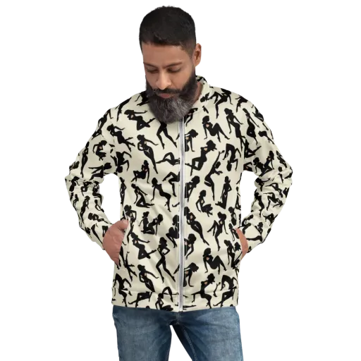Ink Ballet on a Bomber Jacket