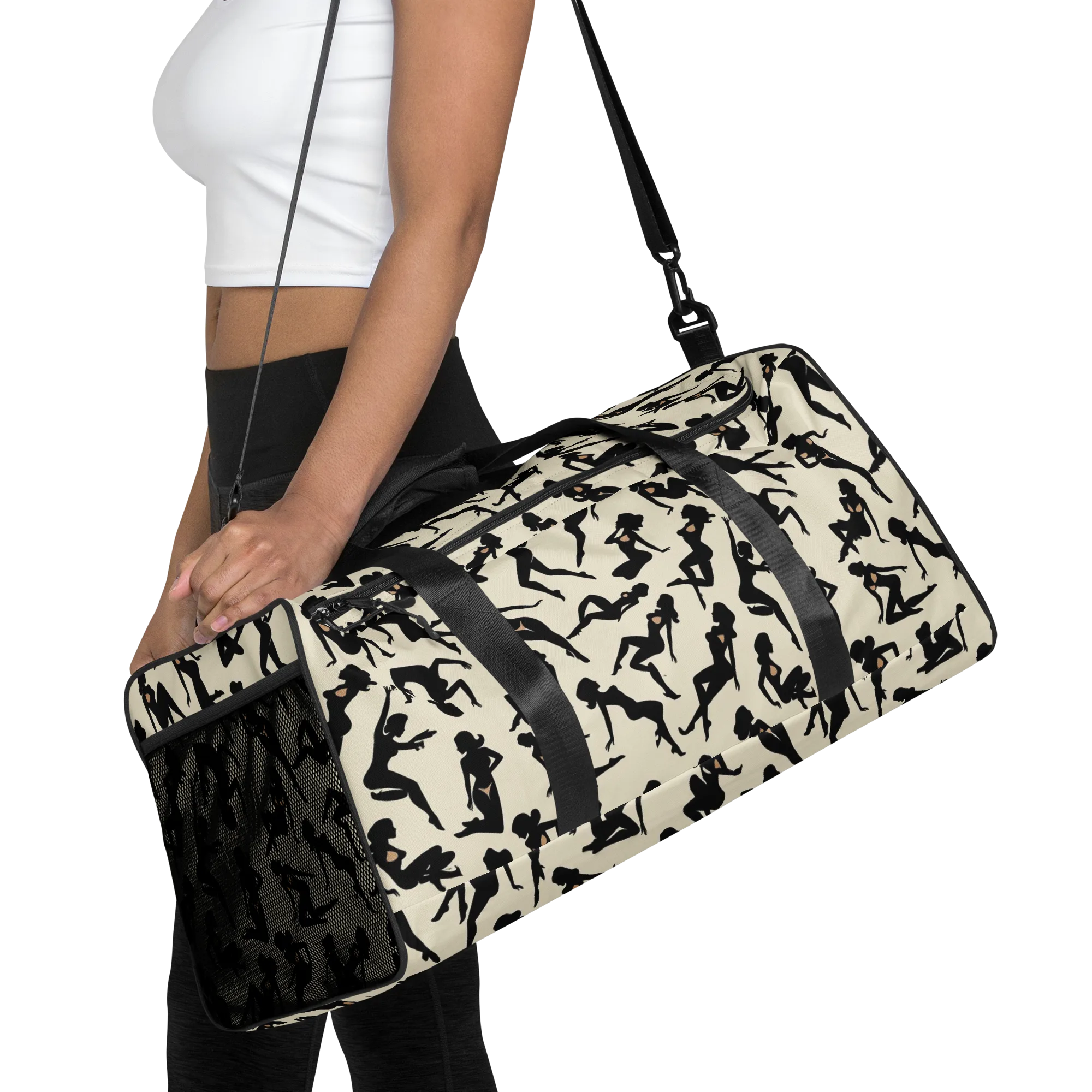 Ink Ballet on Duffle Bag — Front