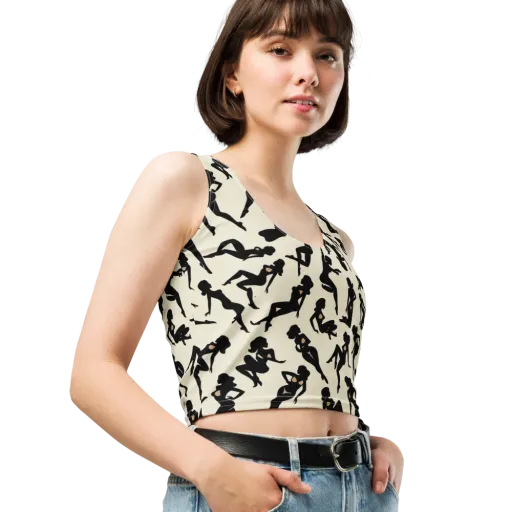 Ink Ballet on a Crop Top