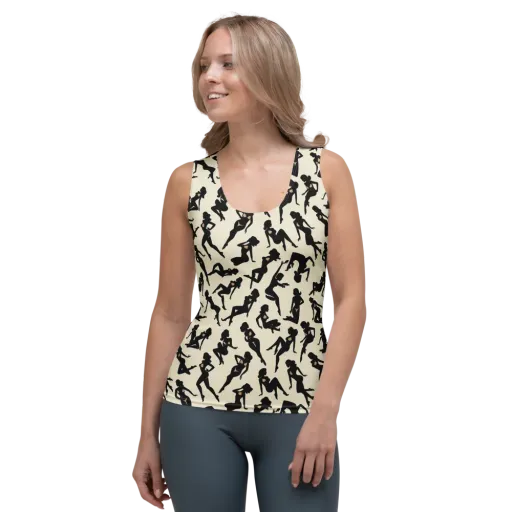 Ink Ballet on a Women's Tank Top