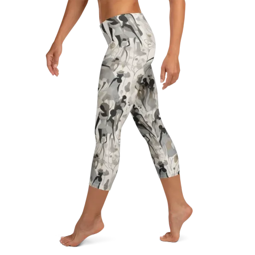 Sable Garden on a Capri Leggings