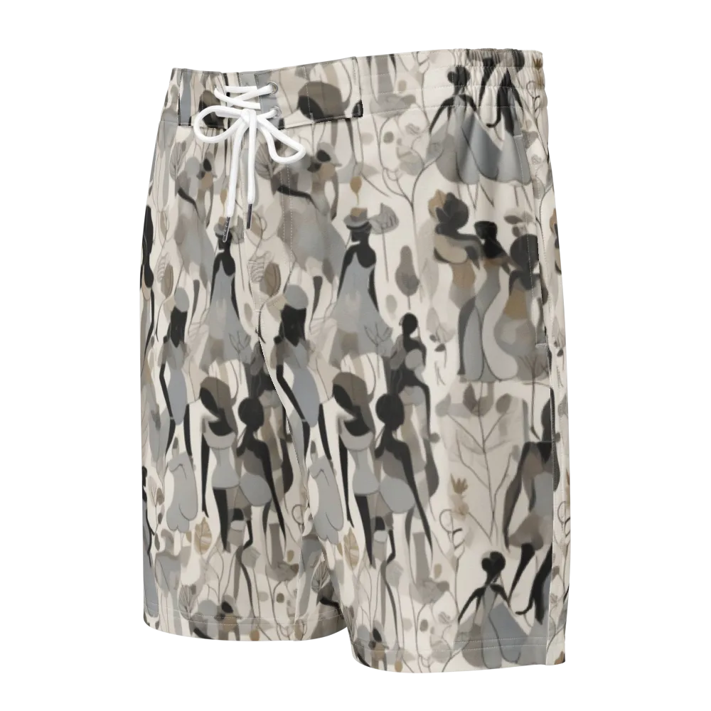 Sable Garden on Men's Board Shorts — Front