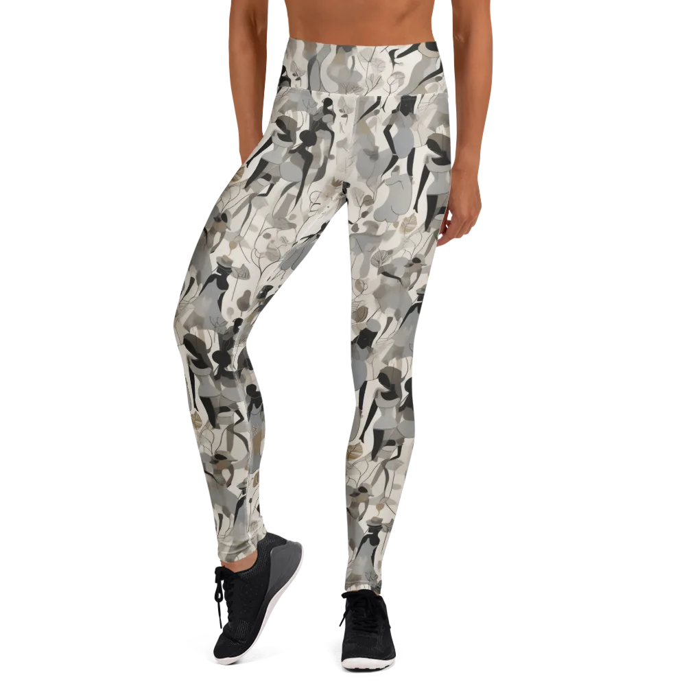 Sable Garden on Yoga Leggings — Front