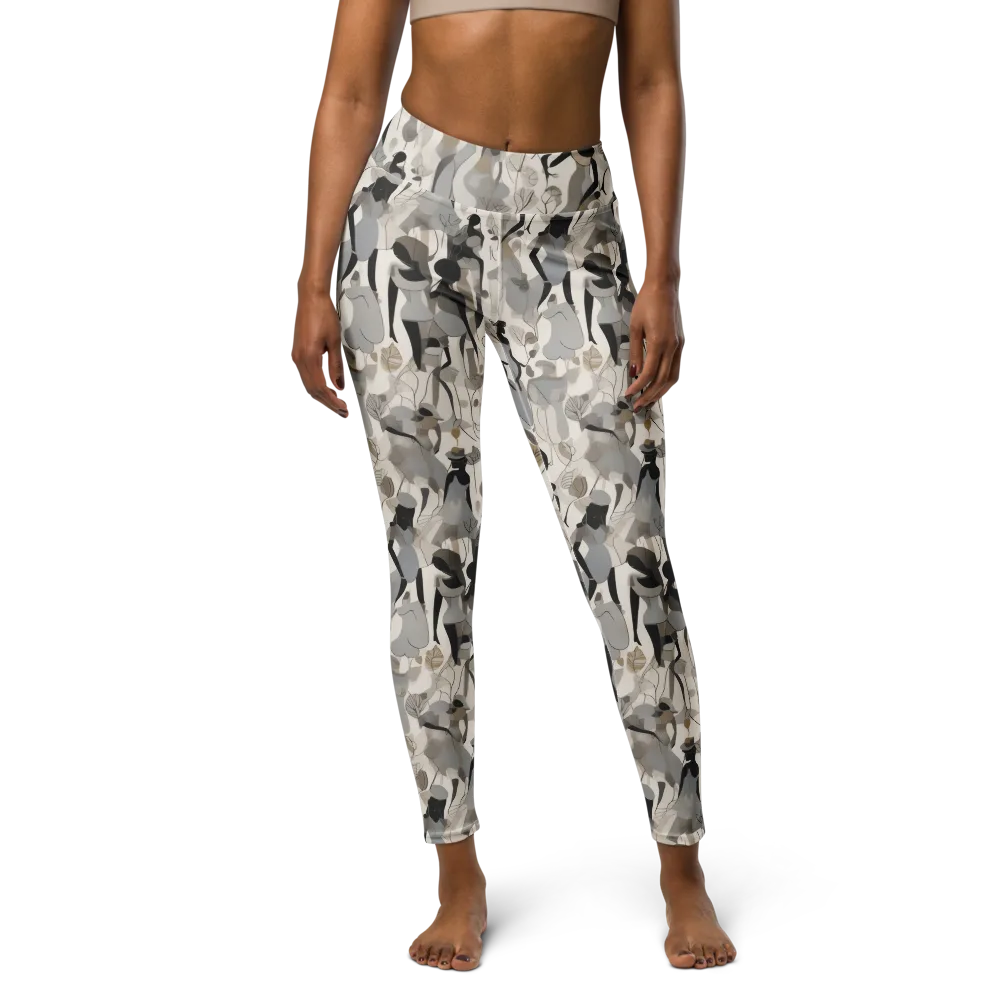 Sable Garden on Yoga Leggings — Front