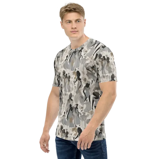 Sable Garden on a Men's Crew Neck T-Shirt