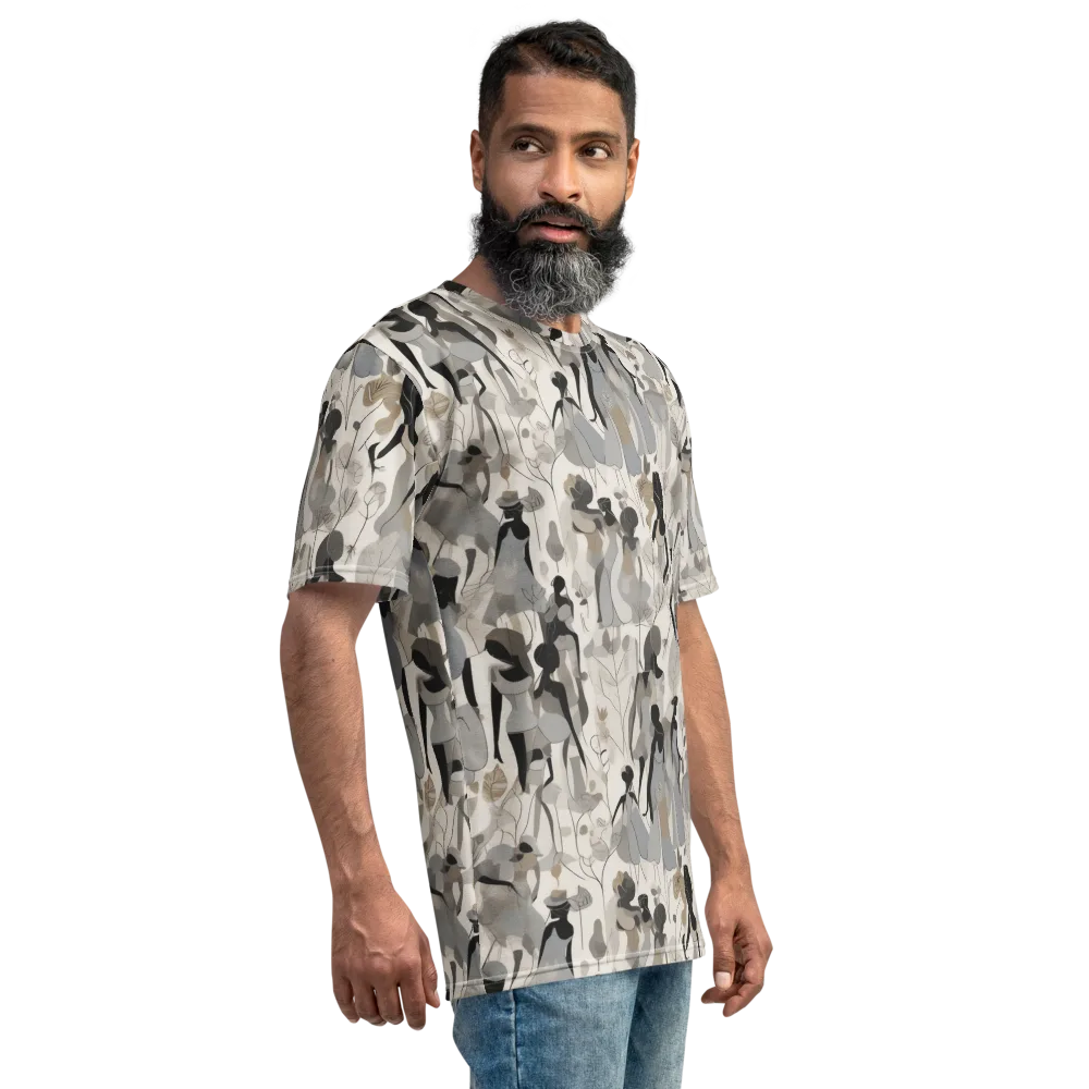 Sable Garden on Men's Crew Neck T-Shirt — Right