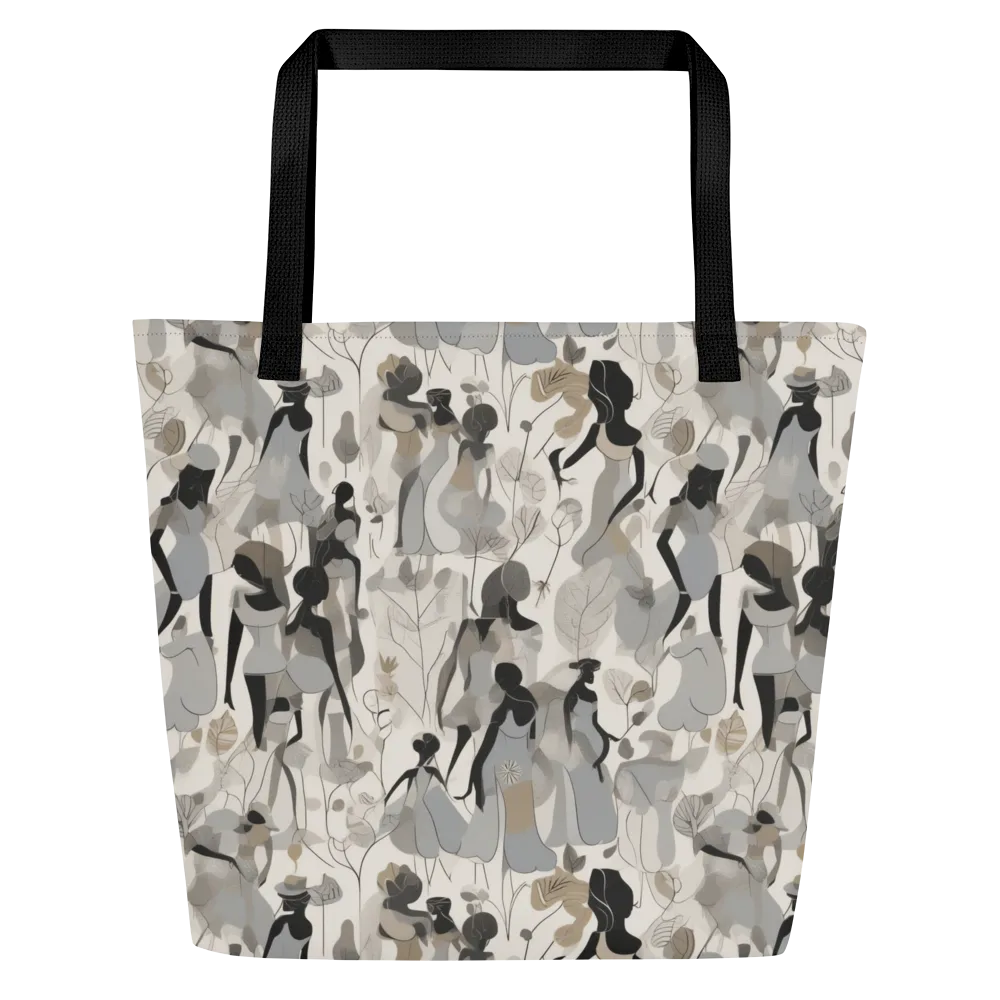Sable Garden on Large Tote Bag W/ Pocket — Front