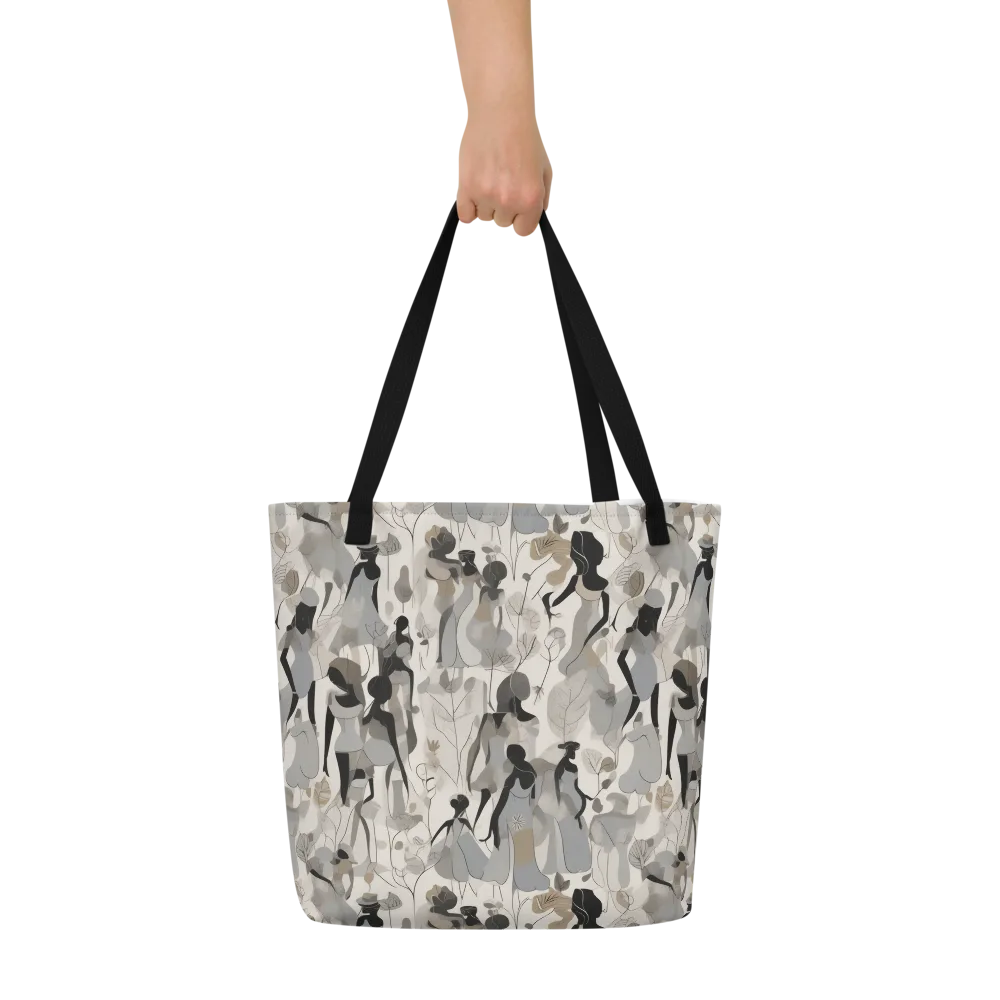 Sable Garden on Large Tote Bag W/ Pocket — Front