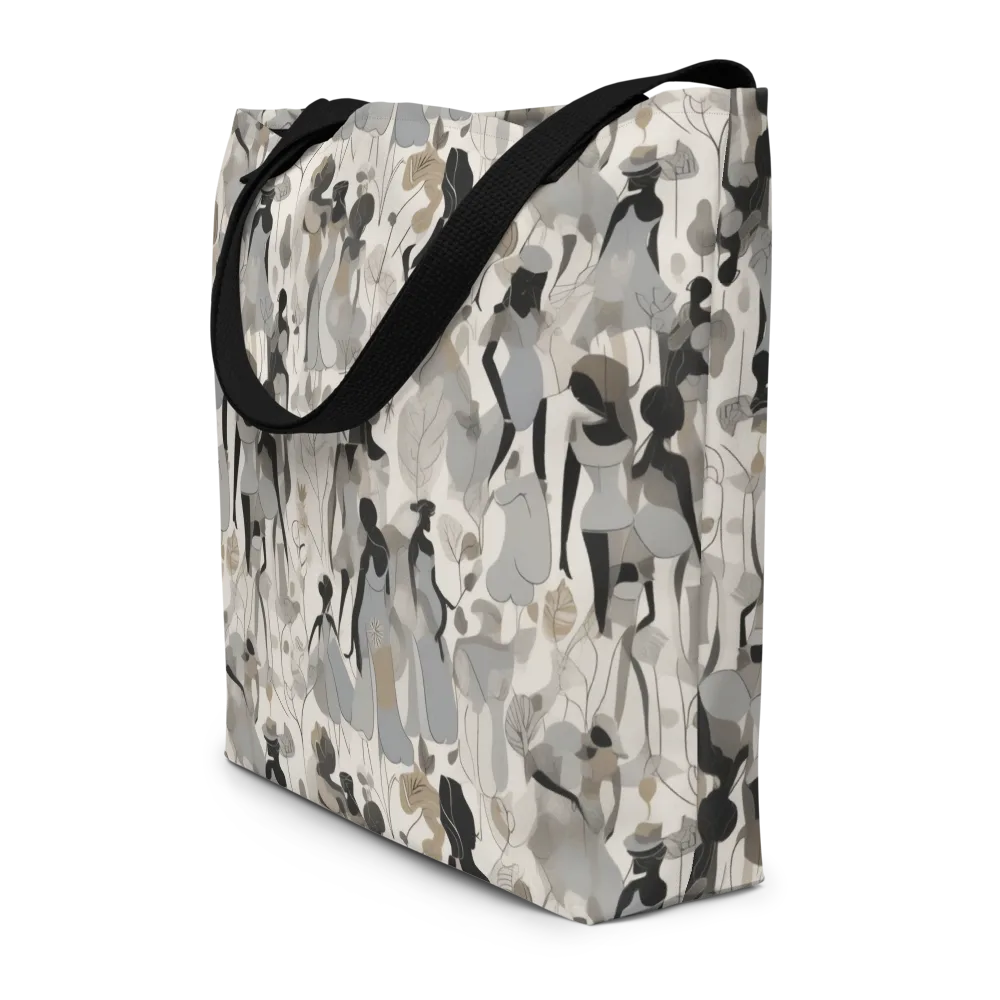 Sable Garden on Large Tote Bag W/ Pocket — Front