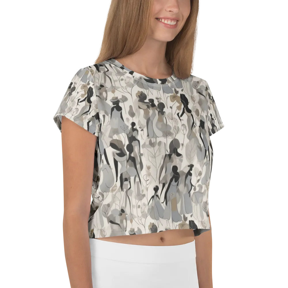 Sable Garden on Crop Tee — Right