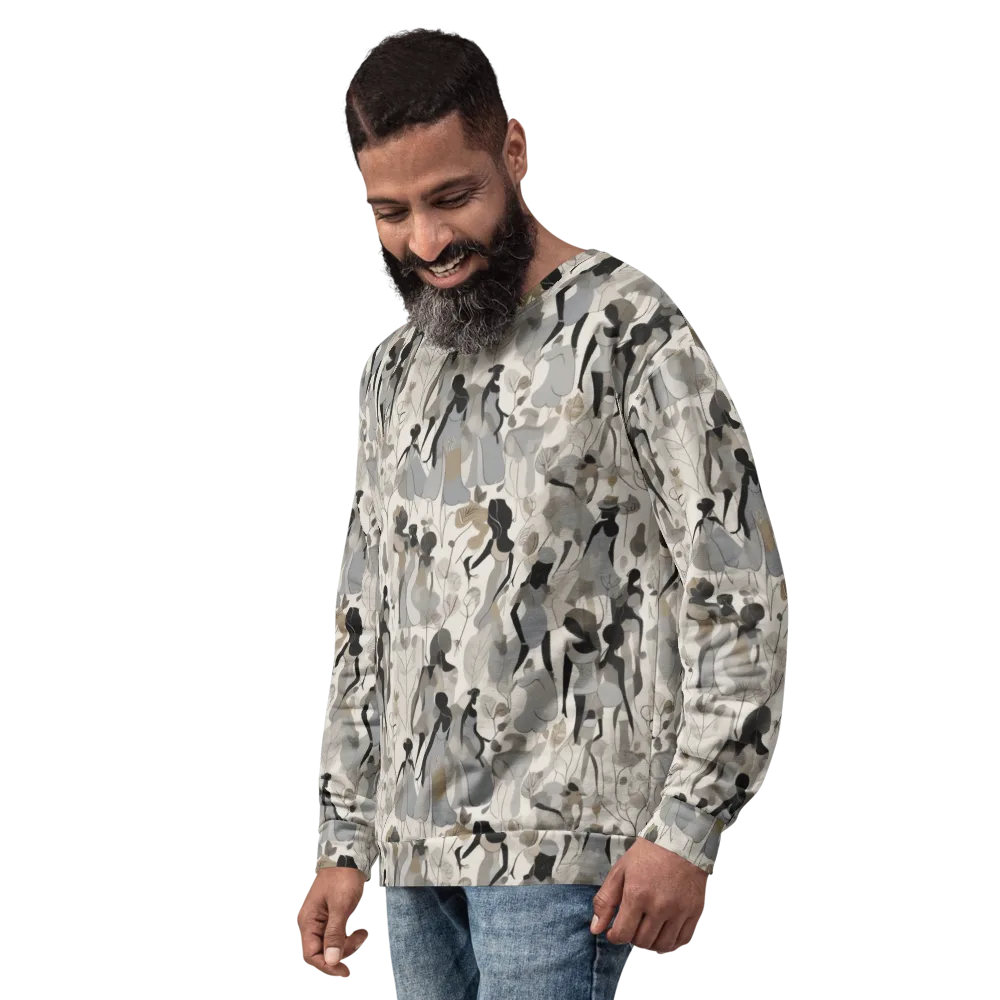Sable Garden on Sweatshirt — Left Front