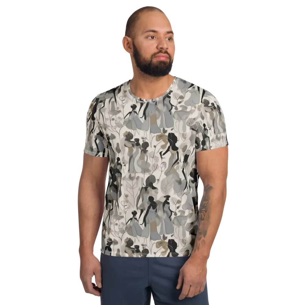 Sable Garden on Men's Athletic T-Shirt — Front