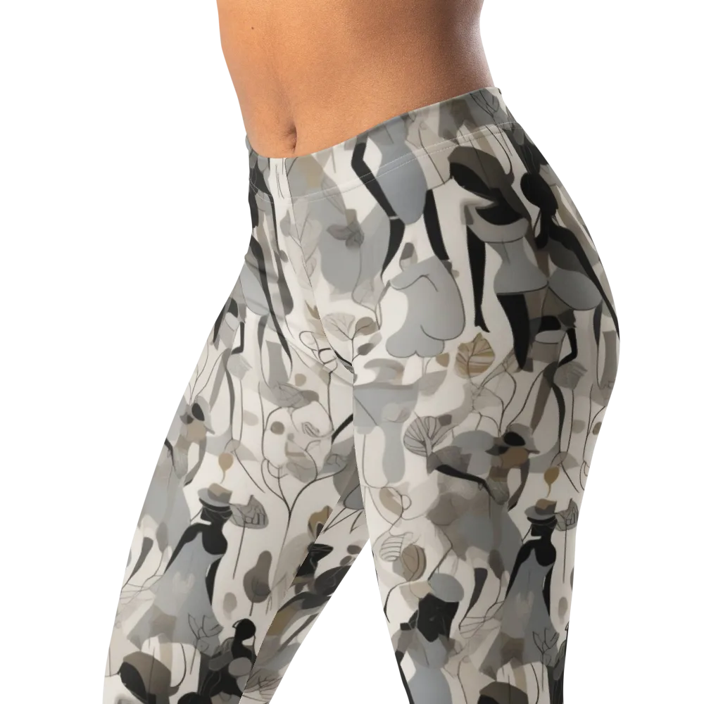 Sable Garden on Leggings — Left Front