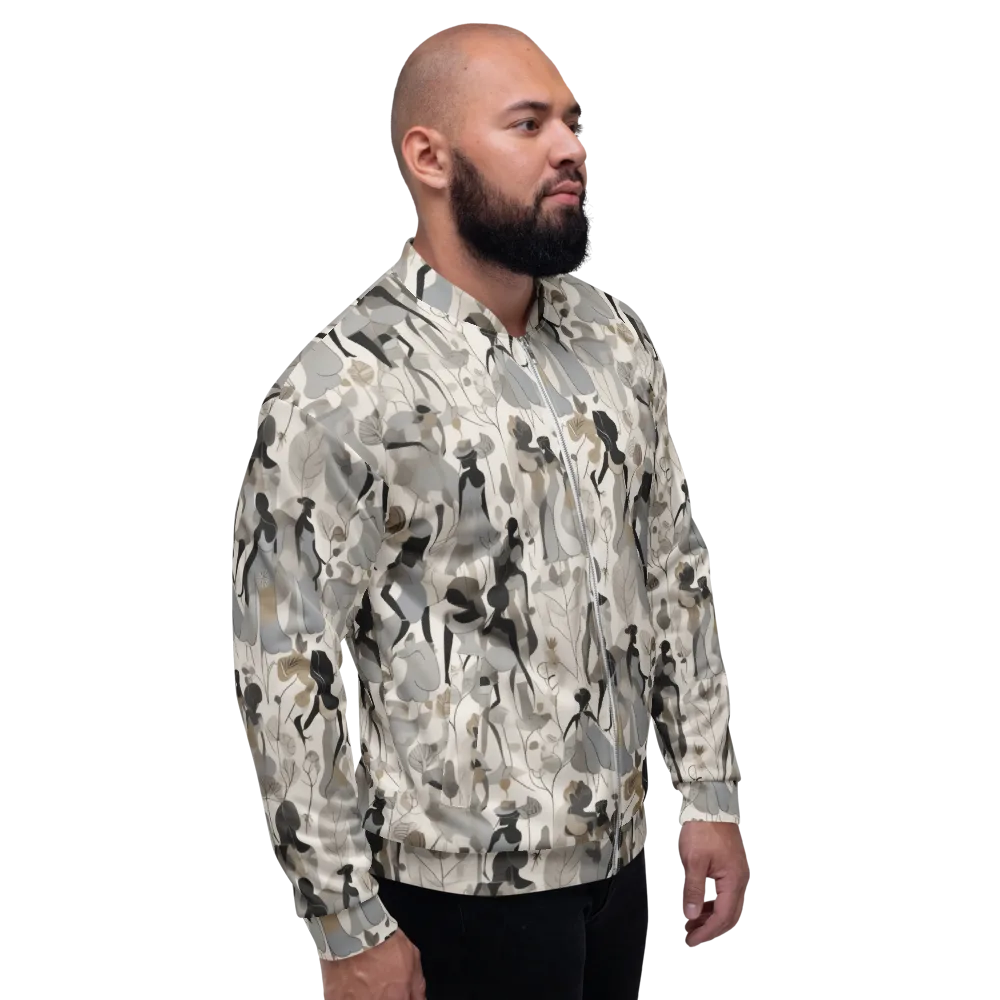 Sable Garden on Bomber Jacket — Right