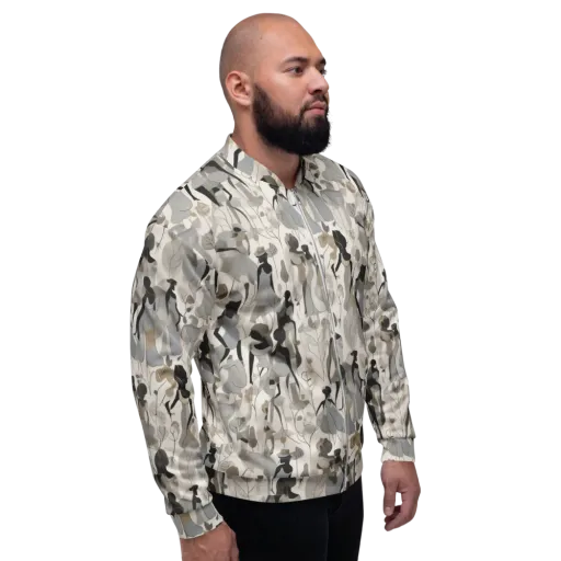 Sable Garden on a Bomber Jacket