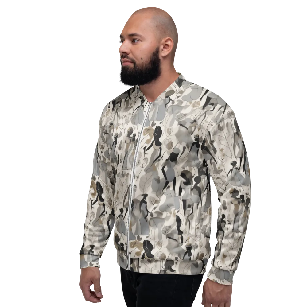 Sable Garden on Bomber Jacket — Left