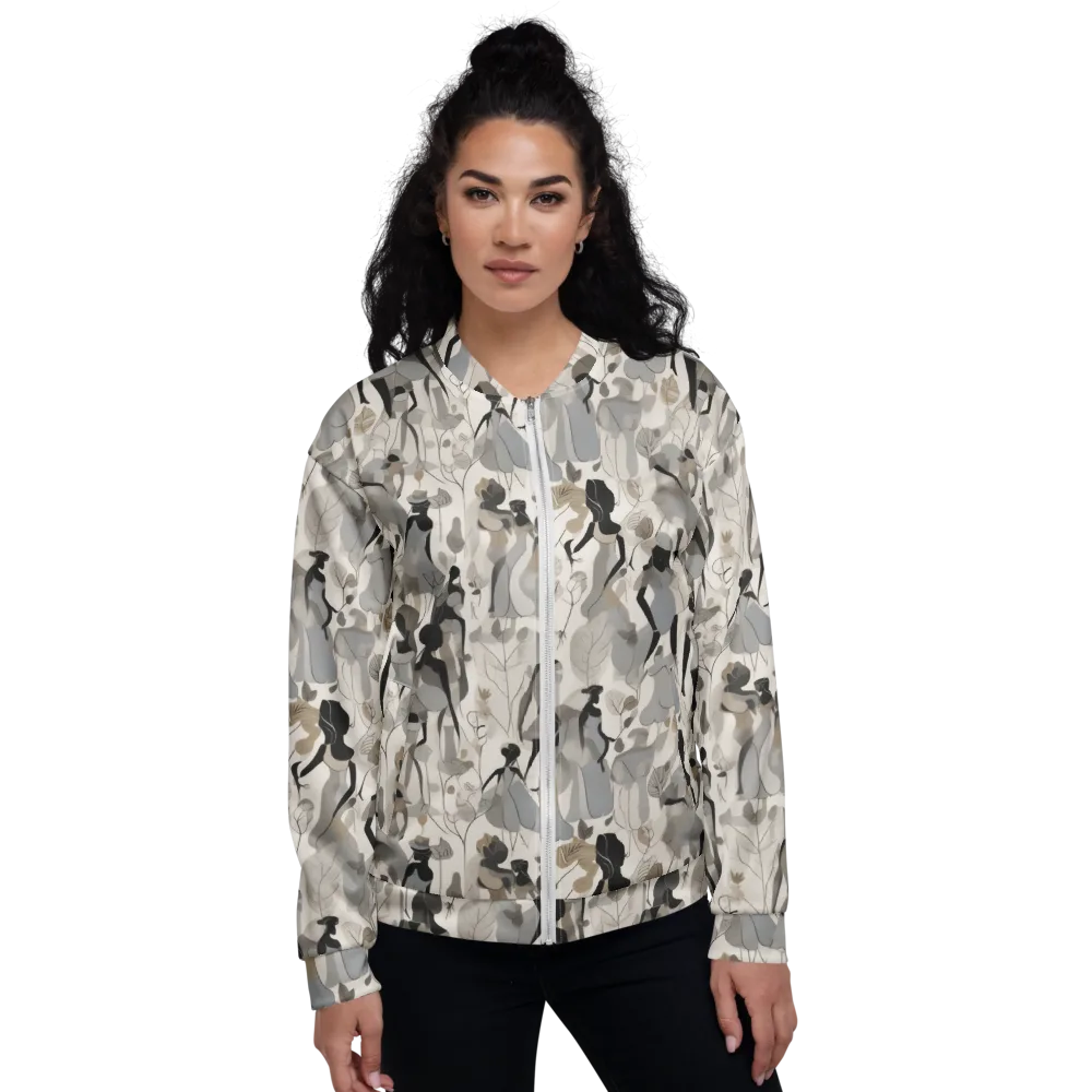 Sable Garden on Bomber Jacket — Front