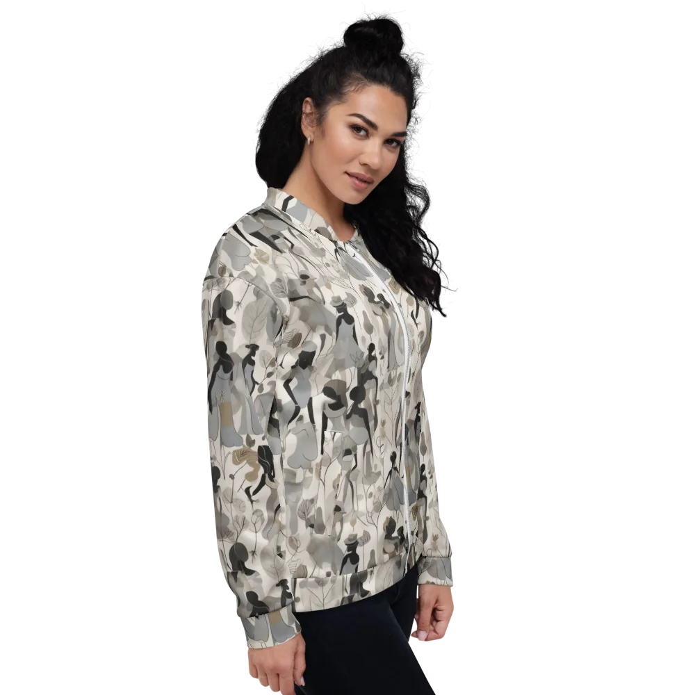 Sable Garden on Bomber Jacket — Right