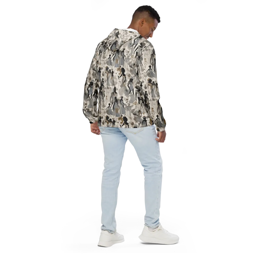 Sable Garden on Men's Windbreaker — Back