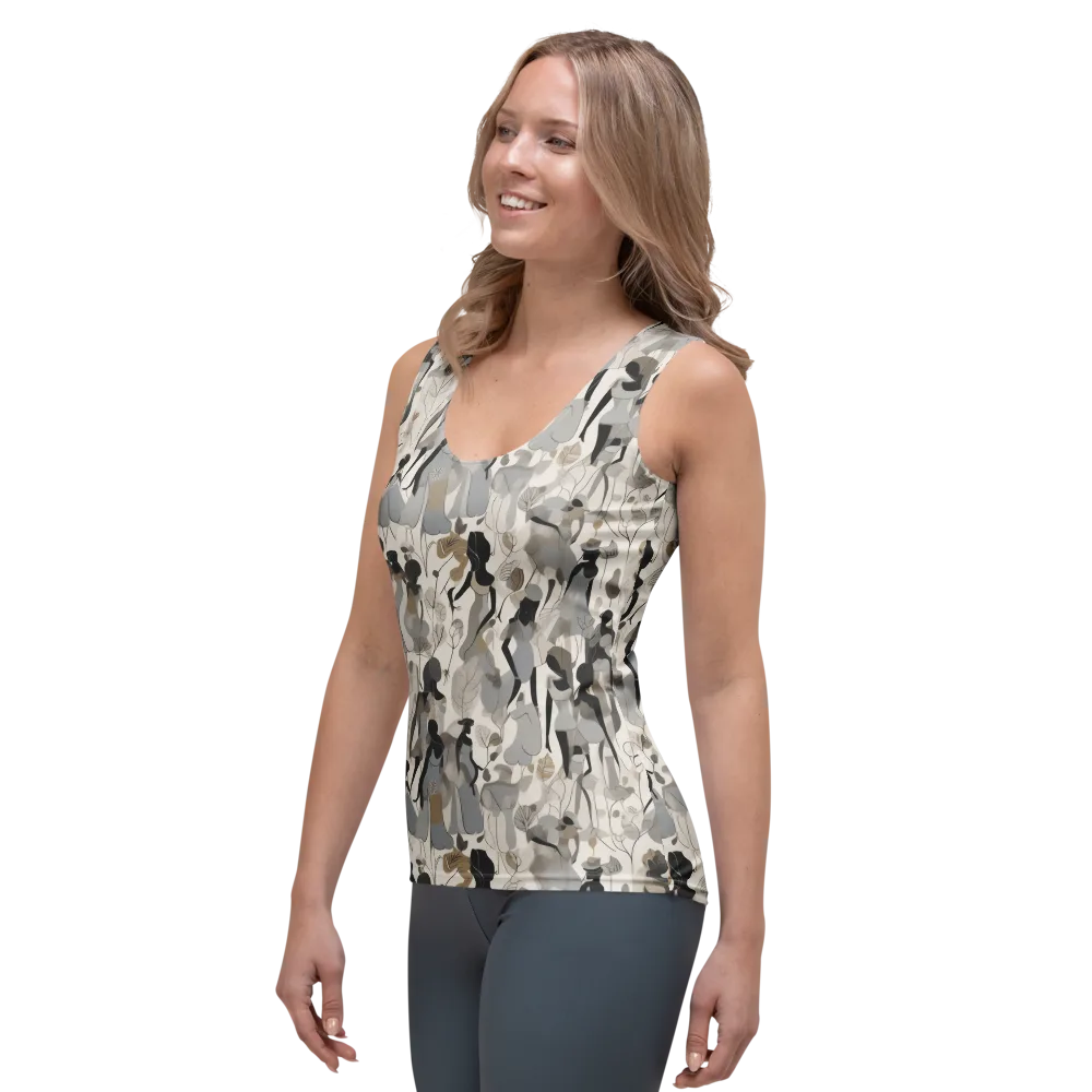 Sable Garden on Women's Tank Top — Left Front