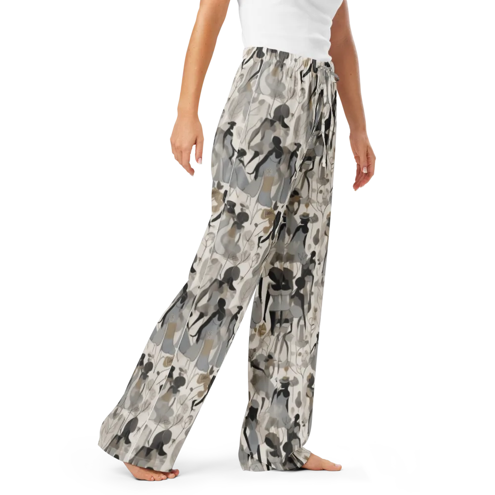 Sable Garden on Women's Pajama Pants — Right Front