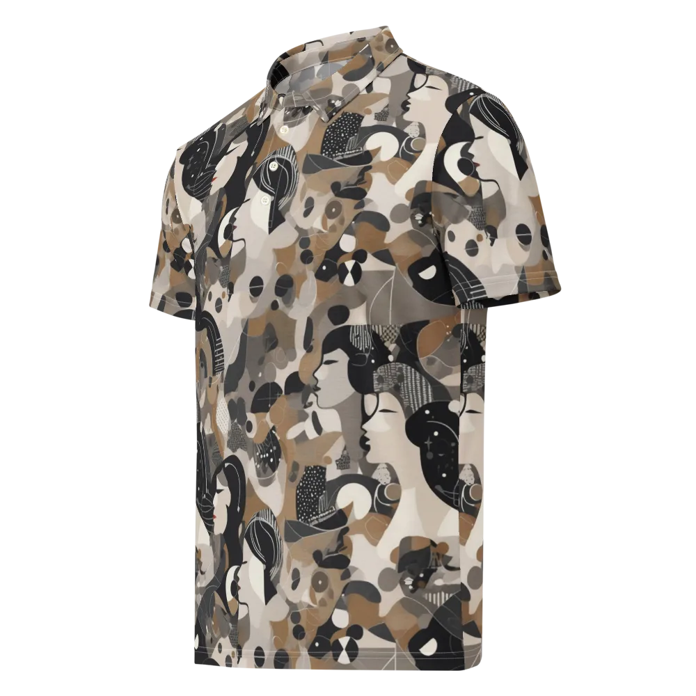 Midnight Atelier on Men's Slim Fit Polo Shirt — Left Front