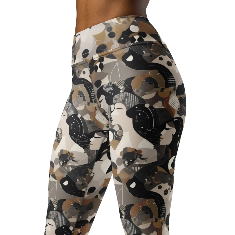 Midnight Atelier on Yoga Leggings — Left Front