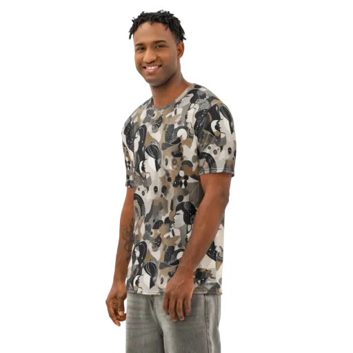 Midnight Atelier on a Men's Cotton Crew Neck T-Shirt