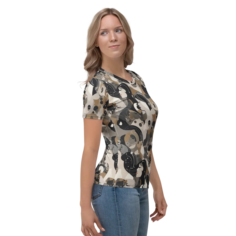 Midnight Atelier on Women's Crew Neck T-Shirt — Right