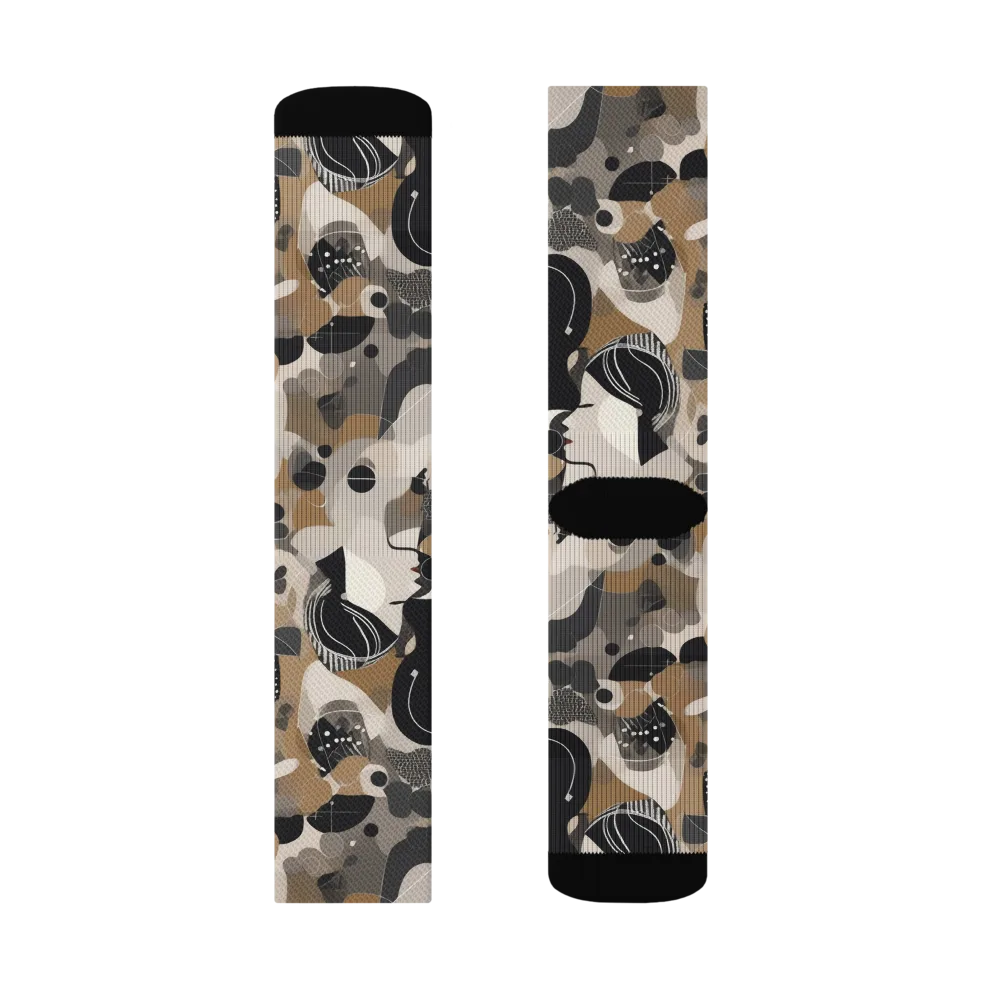 Midnight Atelier on Socks — Left Sock