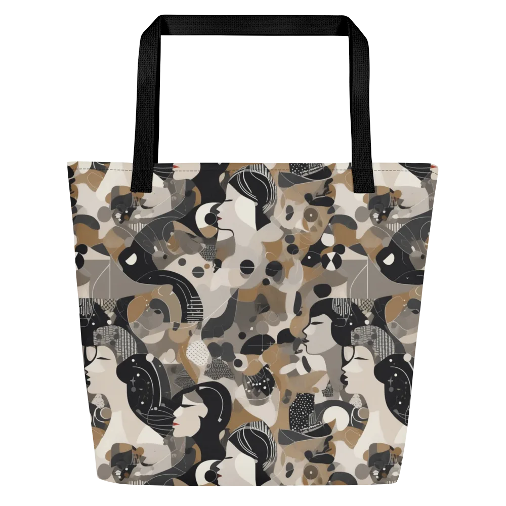 Midnight Atelier on Large Tote Bag W/ Pocket — Front